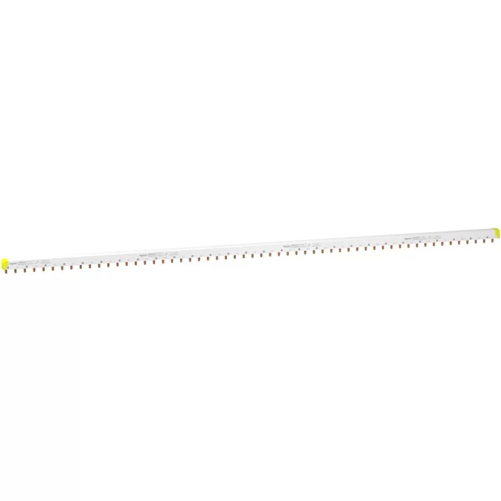 Schneider Electric Phasenschiene Steg, ablängbar, 3P+N, 57 TE, 100A A9XPH557
