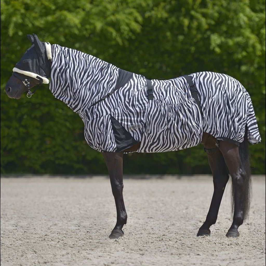 Waldhausen Ekzemdecke Zebra Pferdedecke 145 cm