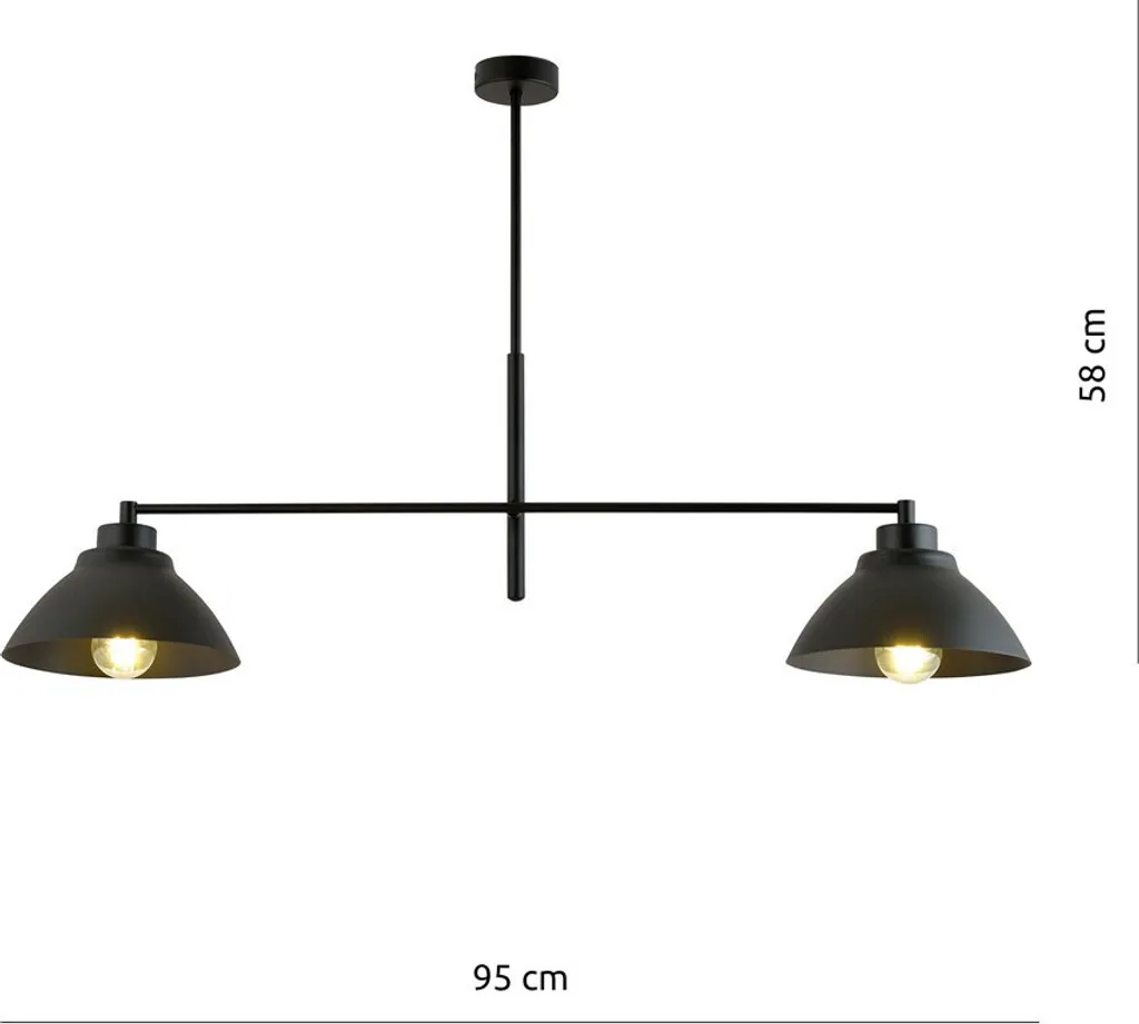 Plafonnier Double Métal Noir MAVERICK 2 - Éclairage Orientable Design - 3