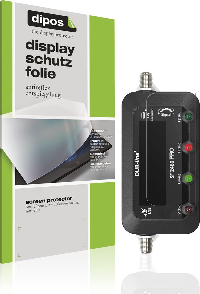 2x Schutzfolie für DUR-line SF2460 Pro matt Displayschutzfolie Folie Display Schutz dipos