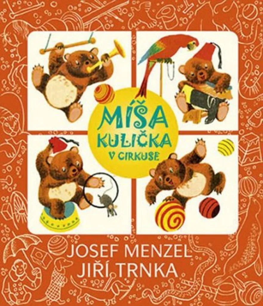 Livre Míša Kulička v Cirkuse Josef Menzel avec CD illustré par Jiří Trnka