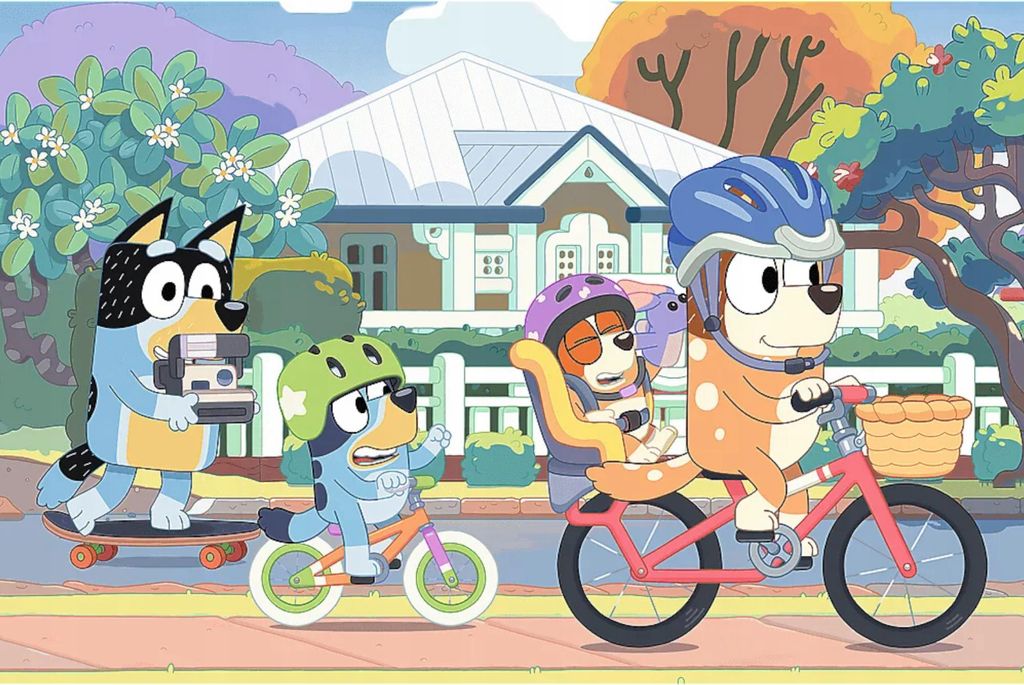 PUZZLE TREFL 60 Joyeux Bluey / BBC Bluey 17384 Image du produit 