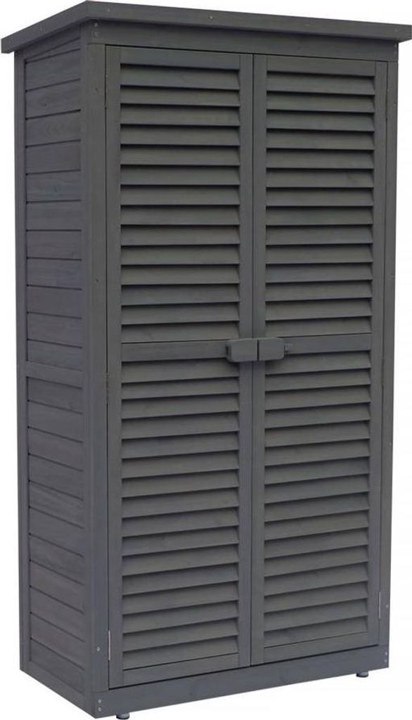 Armoire de jardin "Space" - 87 x 46.5 x 160 cm - Anthracite Image du produit 