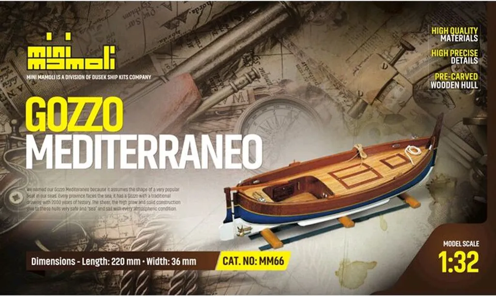 Réussir sa Maquette de Bateau : Gozzo Mediterano 1:32 Krick Facile