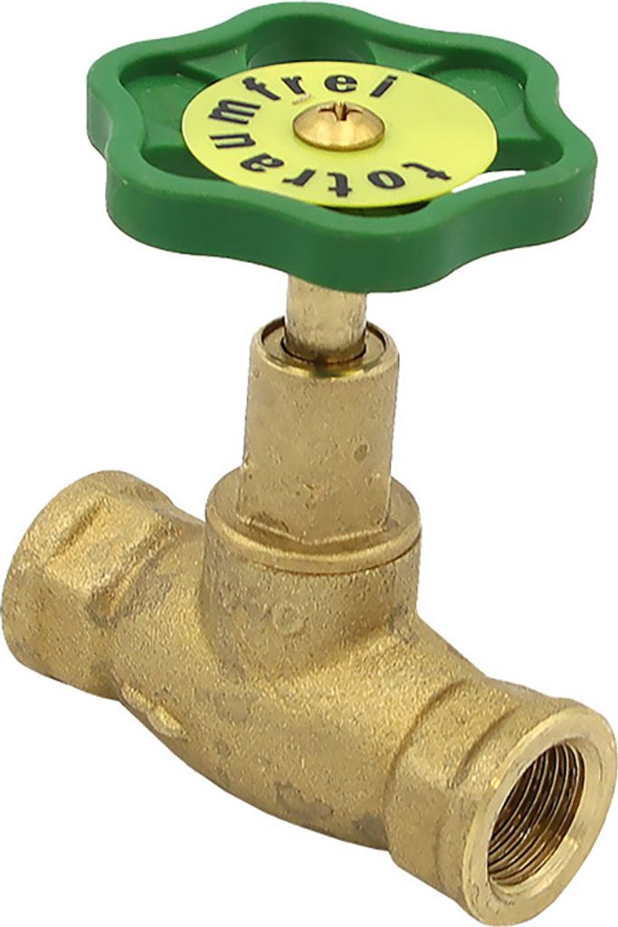 Durchgangsventil Innengewinde 3/8 Zoll - 2 Zoll Muffenanschluss ohne Entleerung steigende Spindel Geradsitzventil