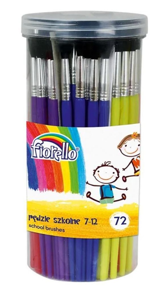 Bürsten in einer Tube Nr. 7-12 (72 Stück) FIORELLO