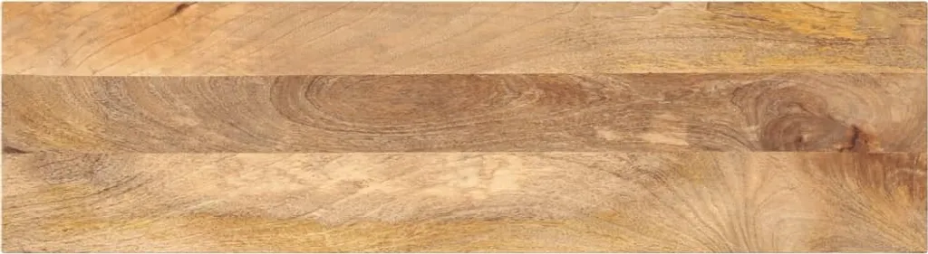 Piano del tavolo 110x40x2,5 cm rettangolare in legno massiccio di mango