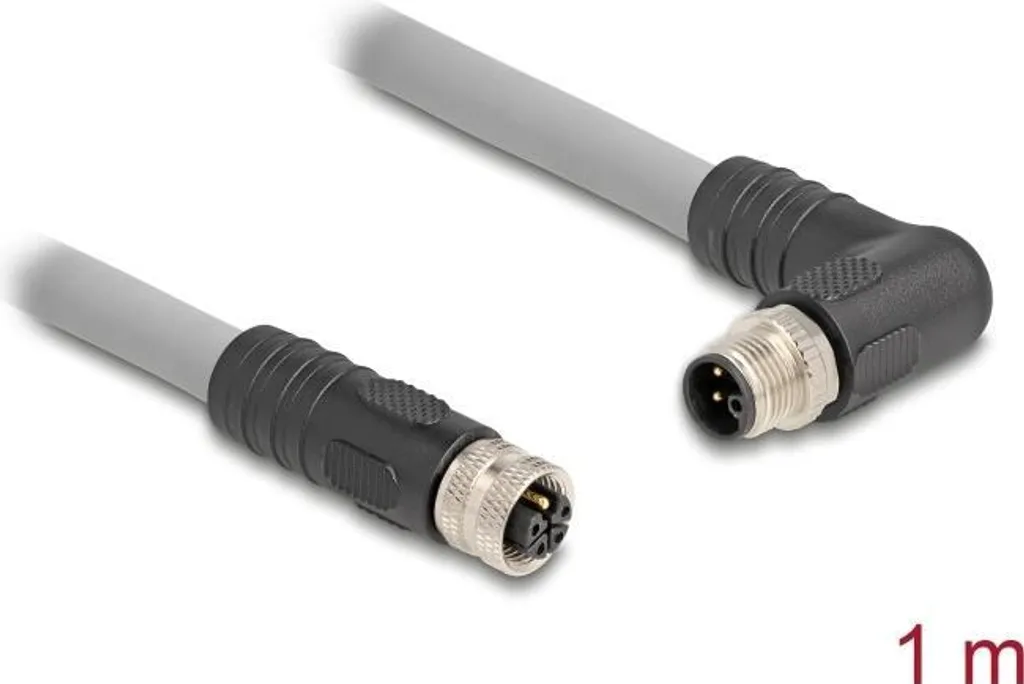 Cavo Delock M12 L-Coded 16A | Connettore 5 Pin M/F 1m | Shop Online