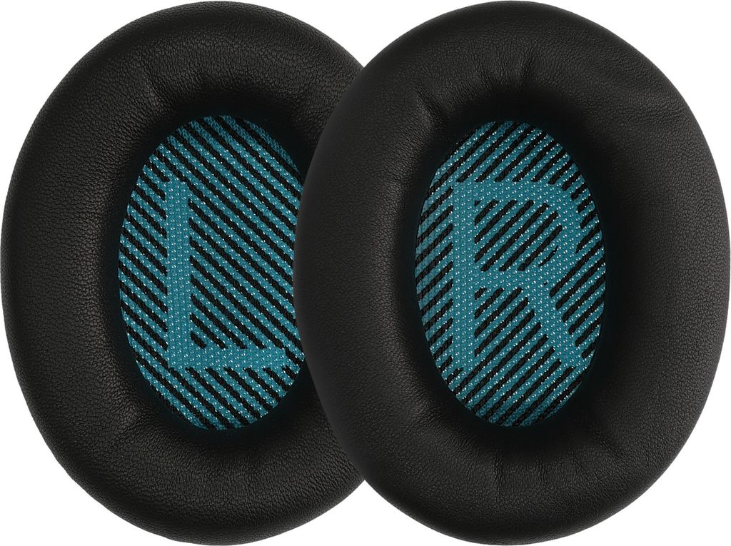 kwmobile 2x Ohr Polster kompatibel mit Bose Soundlink Around-Ear Wireless II - Kopfhörer Ohrpolster aus Schafsleder - Leder Polster für Over Ear