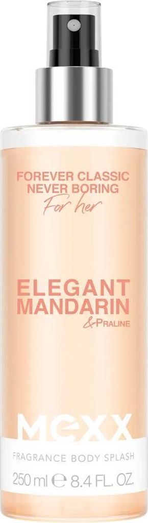 Mexx Forever Classic Never Boring Elegant Mandarin & Pralin Perfumowana mgiełka do ciała, 250 ml