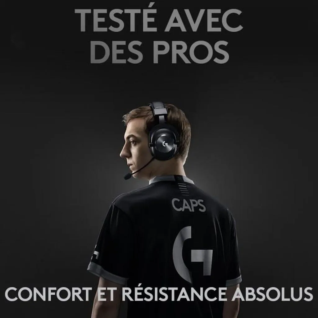 Casque Gaming Logitech G Pro X Wireless Lightspeed Spécial E-sport - 42