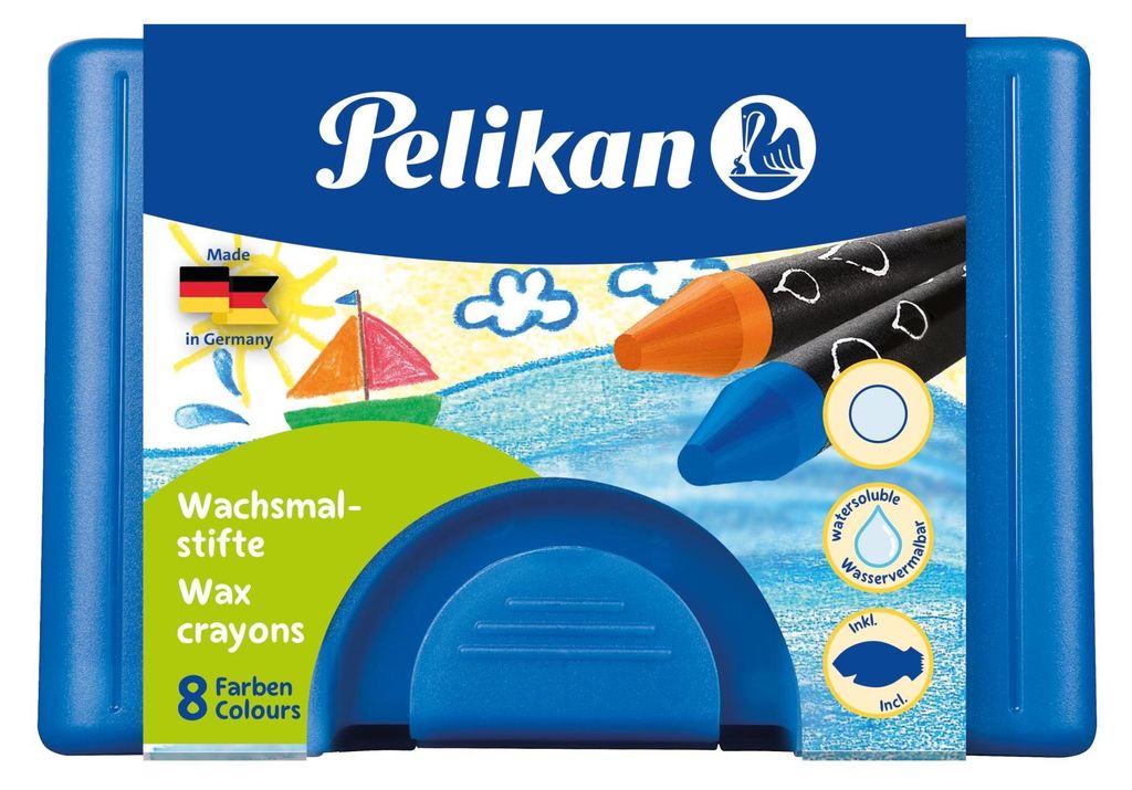 Pelikan 722959, 8 szt., Czarny, Niebieski, Brązowy, Zdjęcie produktu 