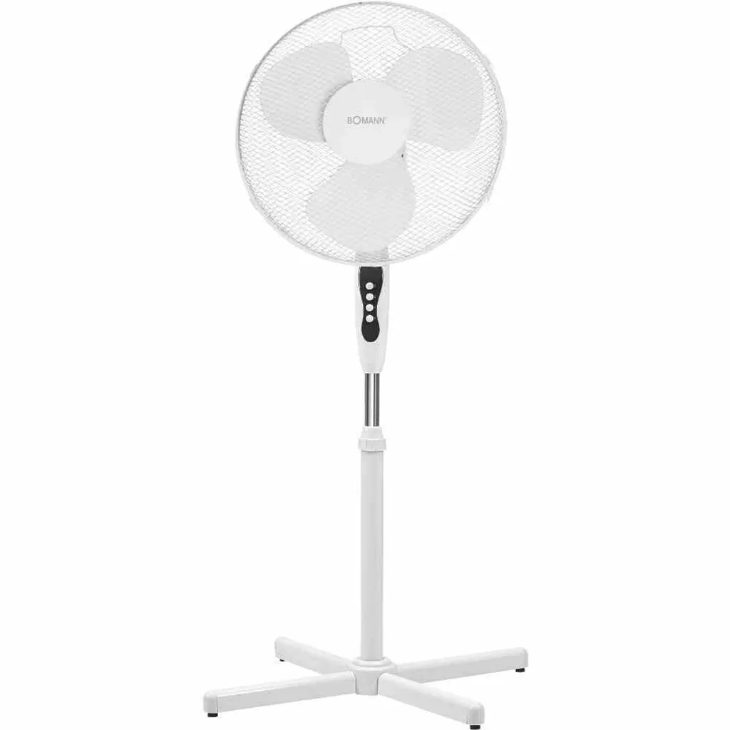 Ventilateur sur pied 40 cm Blanc idéal pour Salon et Chambre - Bomann