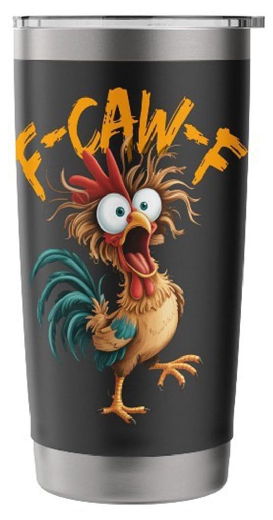 Lustiger Angry Roaster Becher, 590 ml, CAW-F Doppelwandig isoliert, personalisierbar, Geschenkidee mit Namen für Kollegen, Freunde und Geschwister