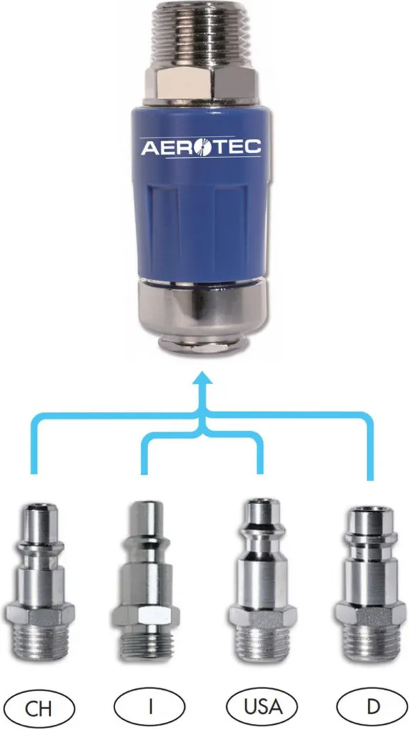 Aerotec 2005309 Pneumatic safety connector 1 pc(s) - 1