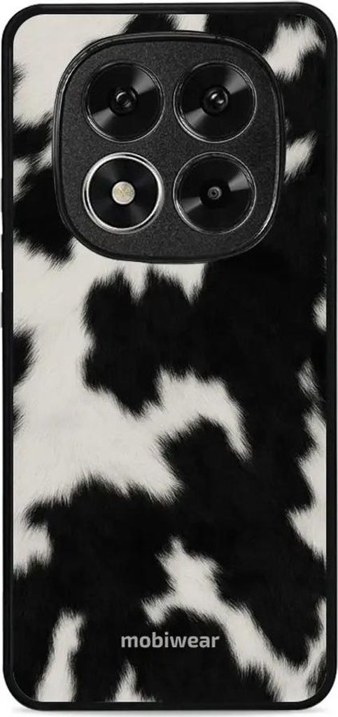 Handyhülle für Xiaomi Redmi Note 14 Pro 5G, Mobiwear Glossy Case, Kuhfell-Optik