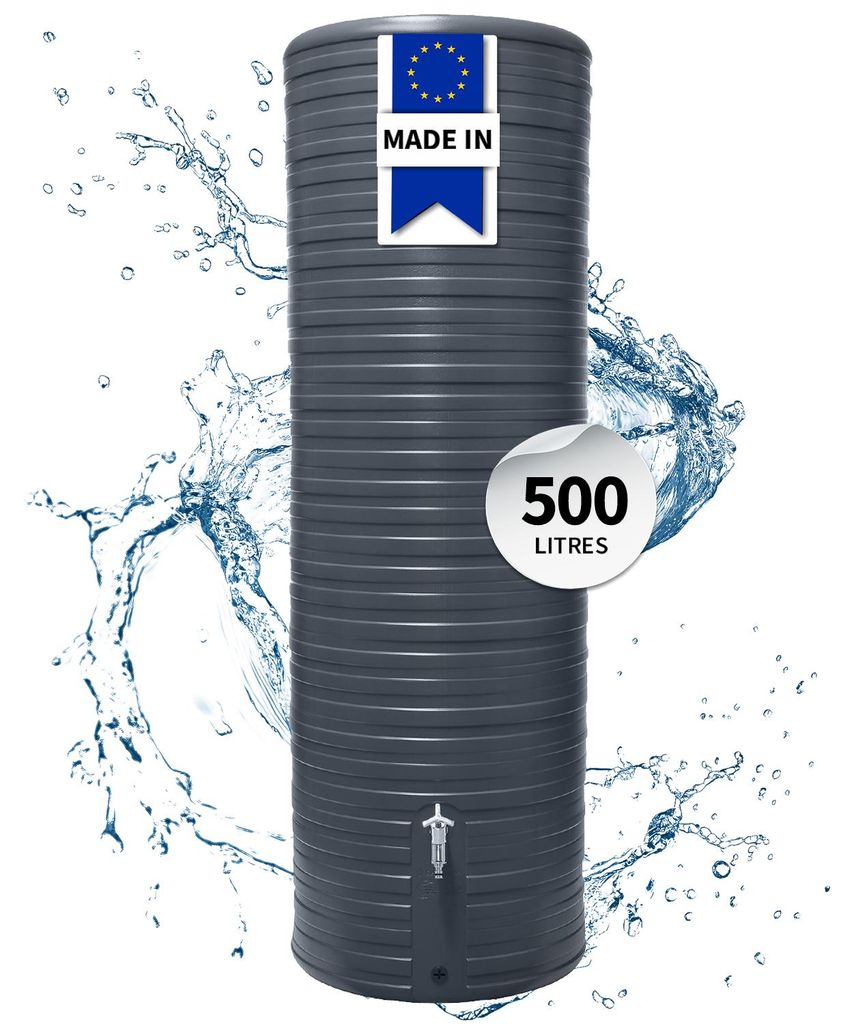 GARANTIA NORDIC réservoir d'eau de pluie 500 L, gris Image du produit 