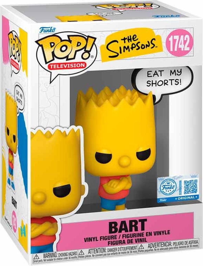 Figurka winylowa FUNKO Pop! The Simpsons Bart - Edycja Immagine del prodotto 