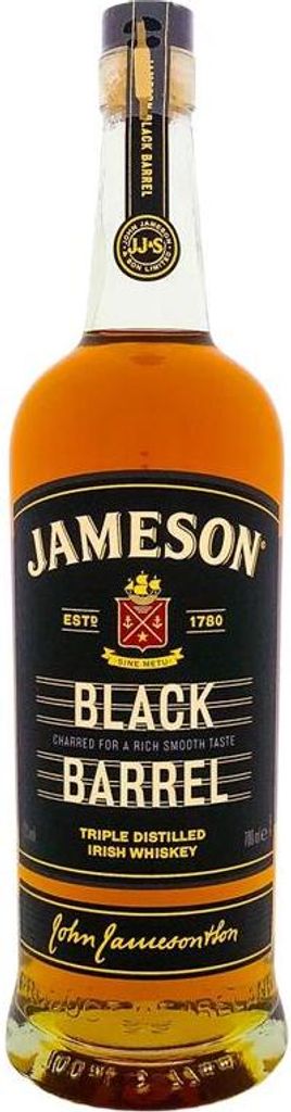 Jameson Black Barrel Triple Distilled Irish Whiskey | 40 % Produktbild 