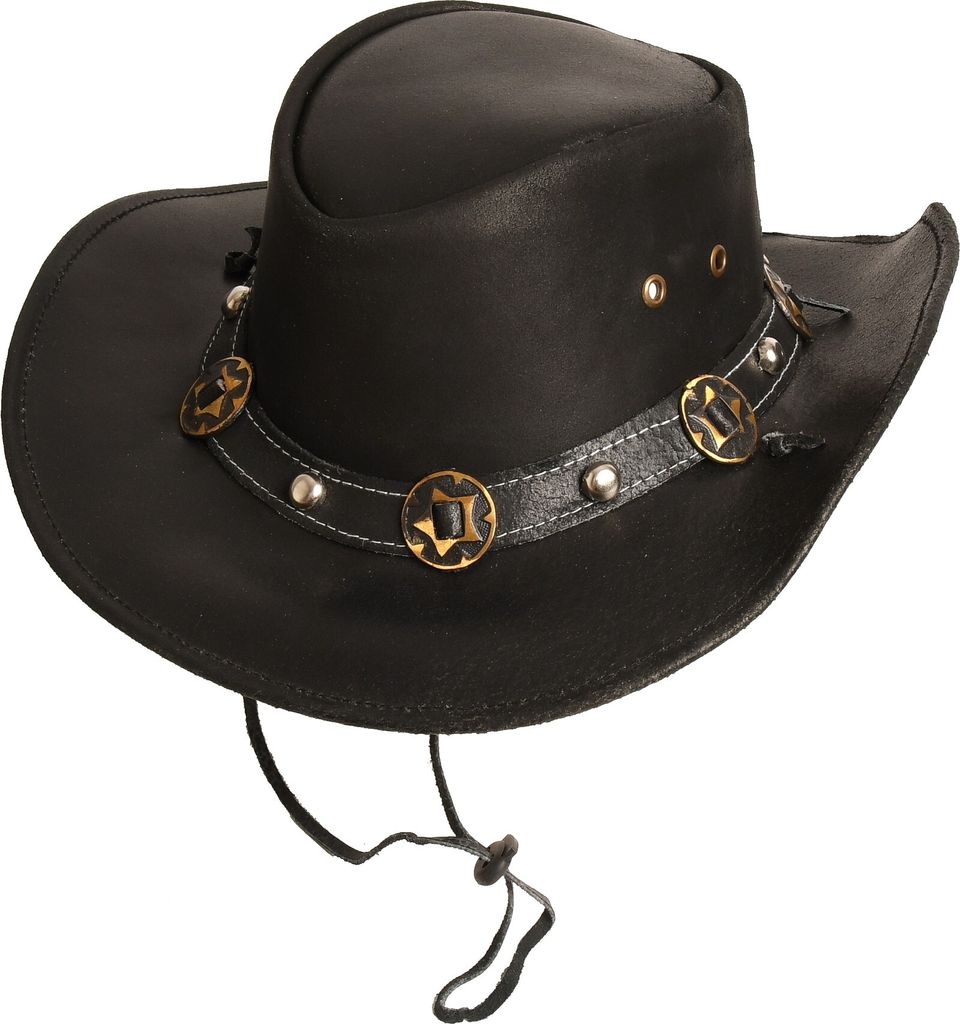 Scippis Concho Hut – Eleganter Leder-Westernhut
