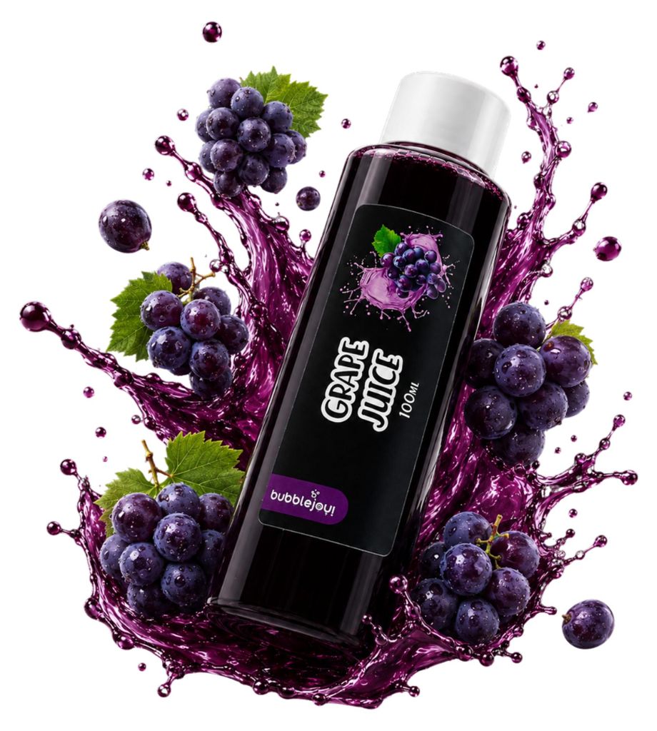 BubbleJoy, sirop de raisin, 100 ml. Sirop de fruits pour Image du produit 