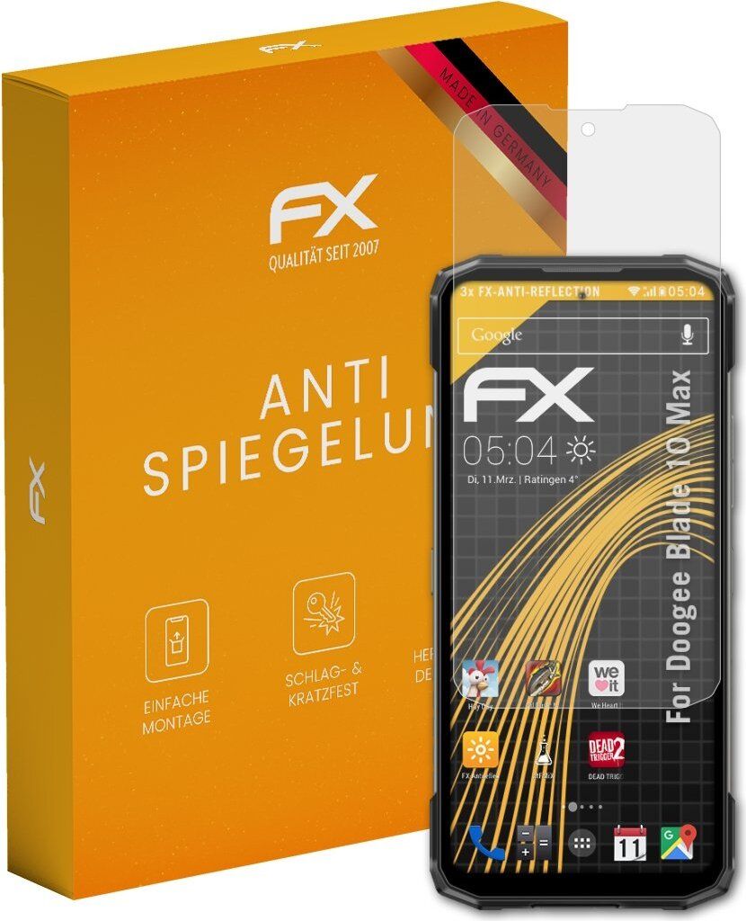 AtFoliX Displayschutzfolie Für Nikon D5 – 3er Set, Ultraklar, Kratzfester 6H Schutz, Einfach Anzubringen