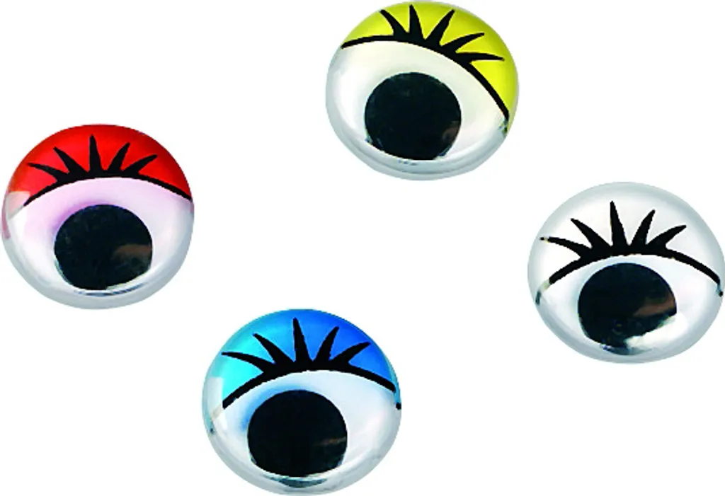 Yeux Mobiles pour Créatures en Laine et Marionnettes - 12mm 5X KN