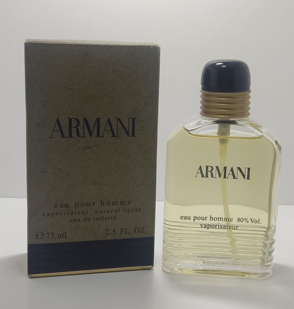 Armani Eau Pour Homme Eau de Toilette Spray 75 ml old vintage Version
