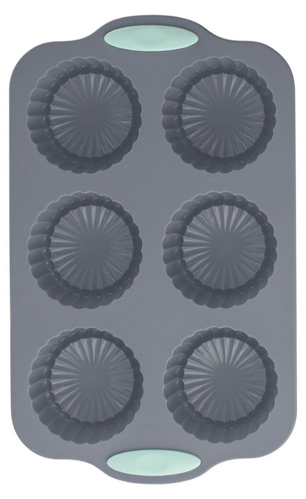 Silikon-Kranzform mit 6 Mulden – Weihnachtsbackform für Cupcakes, Seife, Pralinen – Flexible DIY-Bastelform & Festtagsleckereien