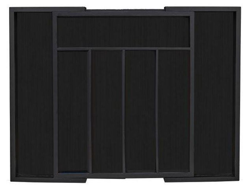 Range-couverts extensible en bambou noir Image du produit 