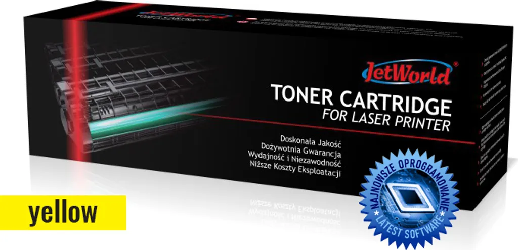 JetWorld Toner sostitutivo HP 410X CF412X Color LaserJet Pro M452, M477, M377 5K Giallo