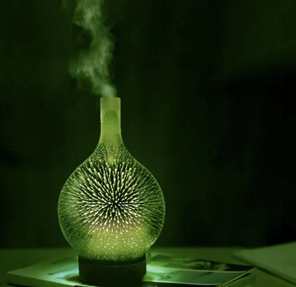 Humidificateur contre l'air sec du chauffage dans la chambre à coucher