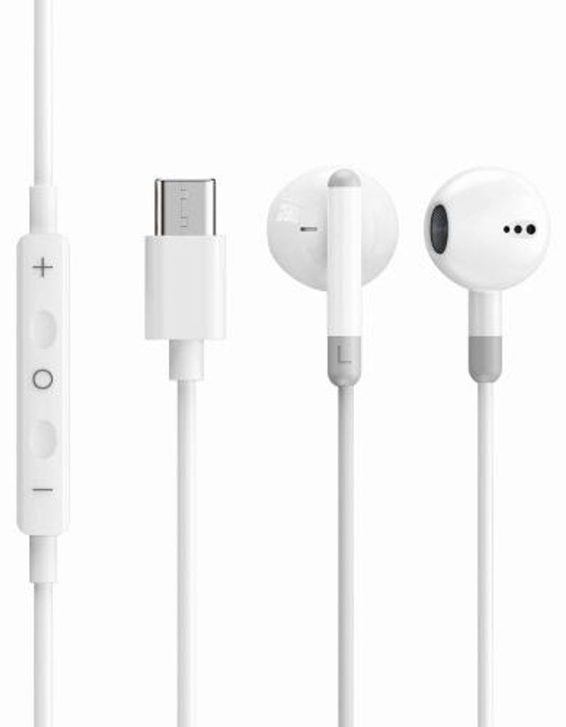 Ecouteurs intra-auriculaires Stéréo USB-C blanc Image du produit 