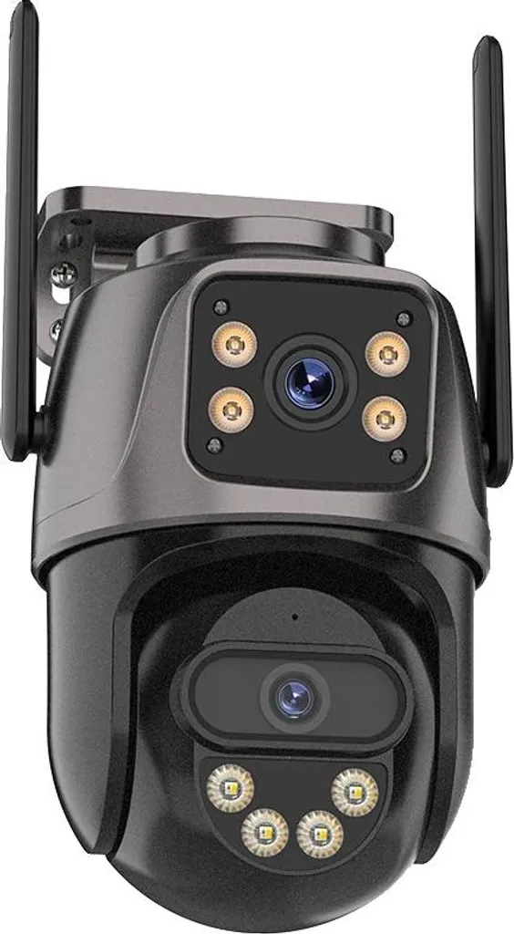 Caméra de sécurité 4K à tri-lentilles avec suivi intelligent EU Plug