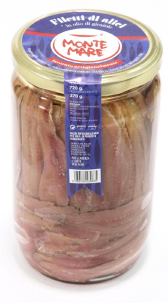 Filet z anchois Monte Mare 720 g Zdjęcie produktu 