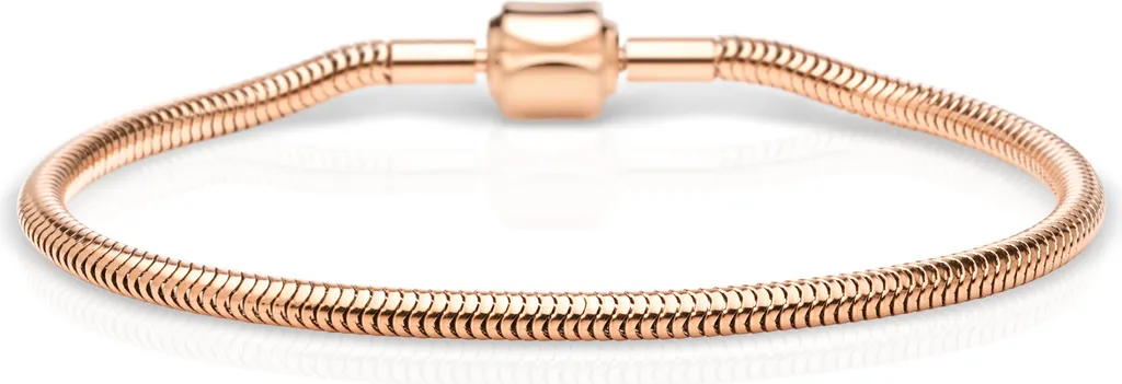Bracelet Jonc Bering pour Femme en Acier Argenté - Modèle Chic 170 mm