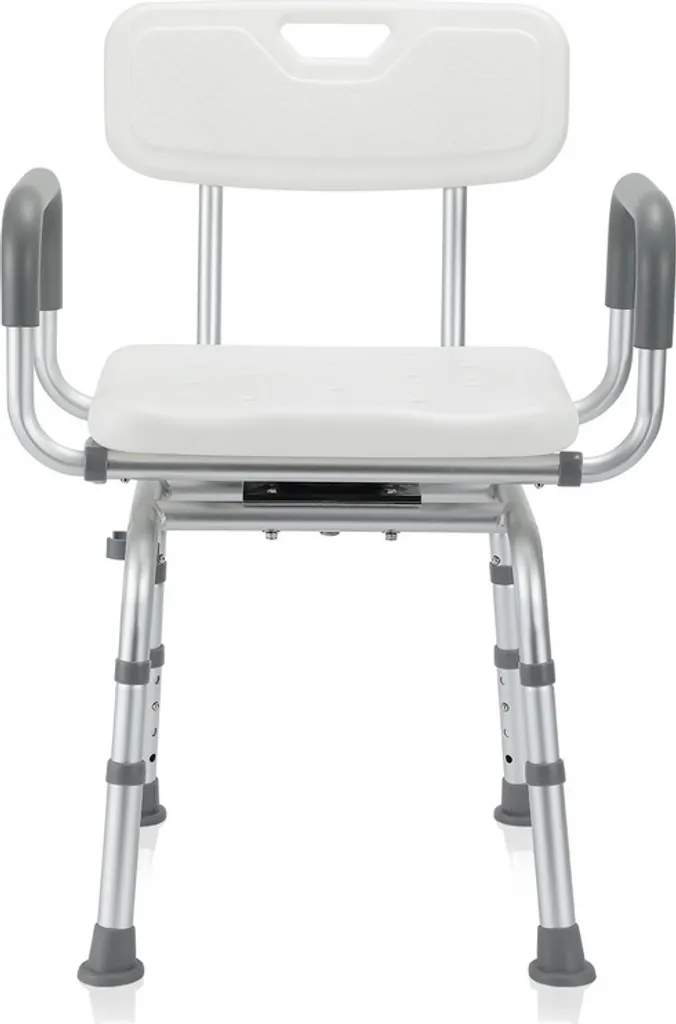 Sgabello Doccia Girevole Jopassy 360° | Sedia Bagno Regolabile 136kg