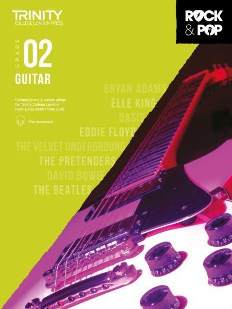 Trinity Rock Pop 2018 Guitar Grade 2 – Lingua: Inglese