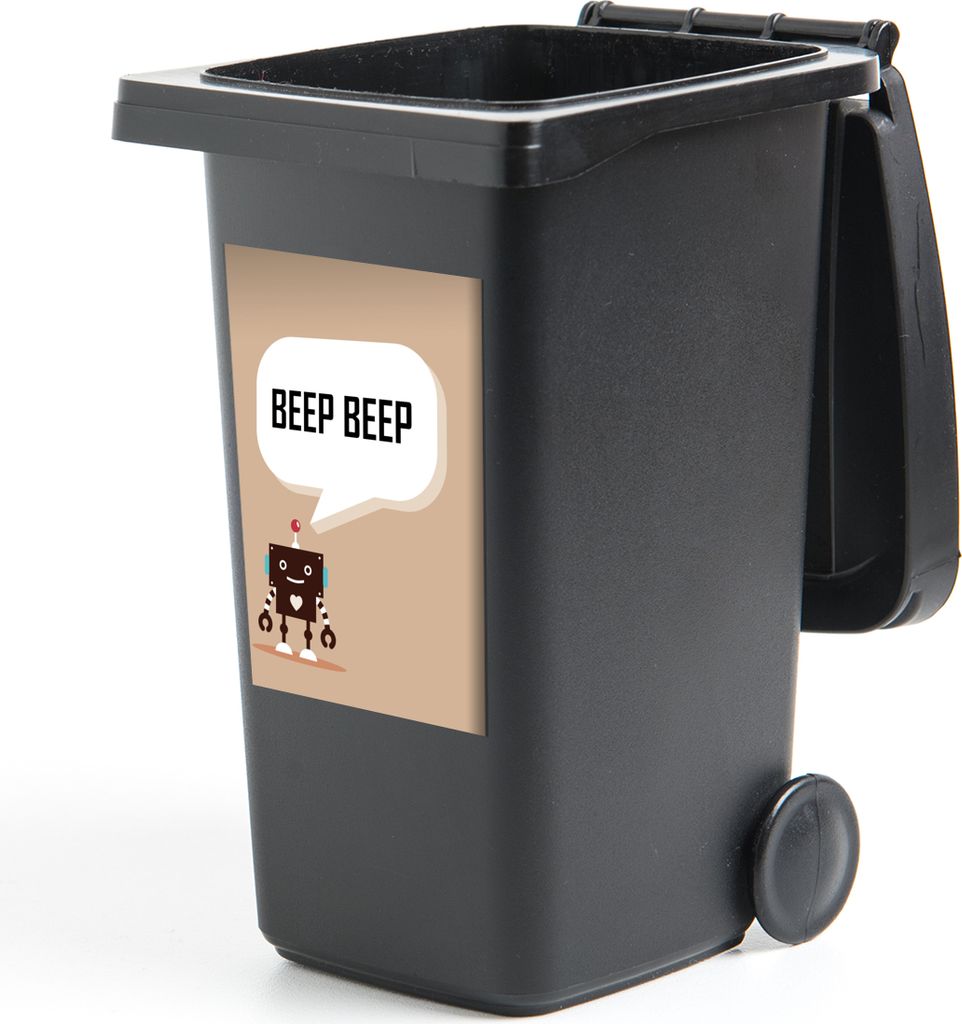 MuchoWow - Mültonnen-sticker - Sticker - Aufkleber für die Mülltonne