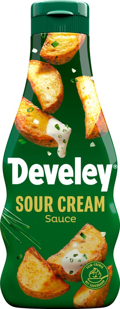 Develey Sour Cream Sauce mild cremig fein zum Dippen Produktbild 