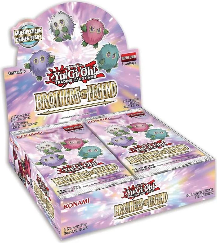 Yu-Gi-Oh! Brüder der Legende Booster DE Produktbild 