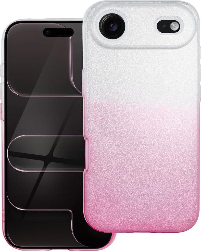 SHINING passend für IPHONE 17 PLUS transparent/rosa