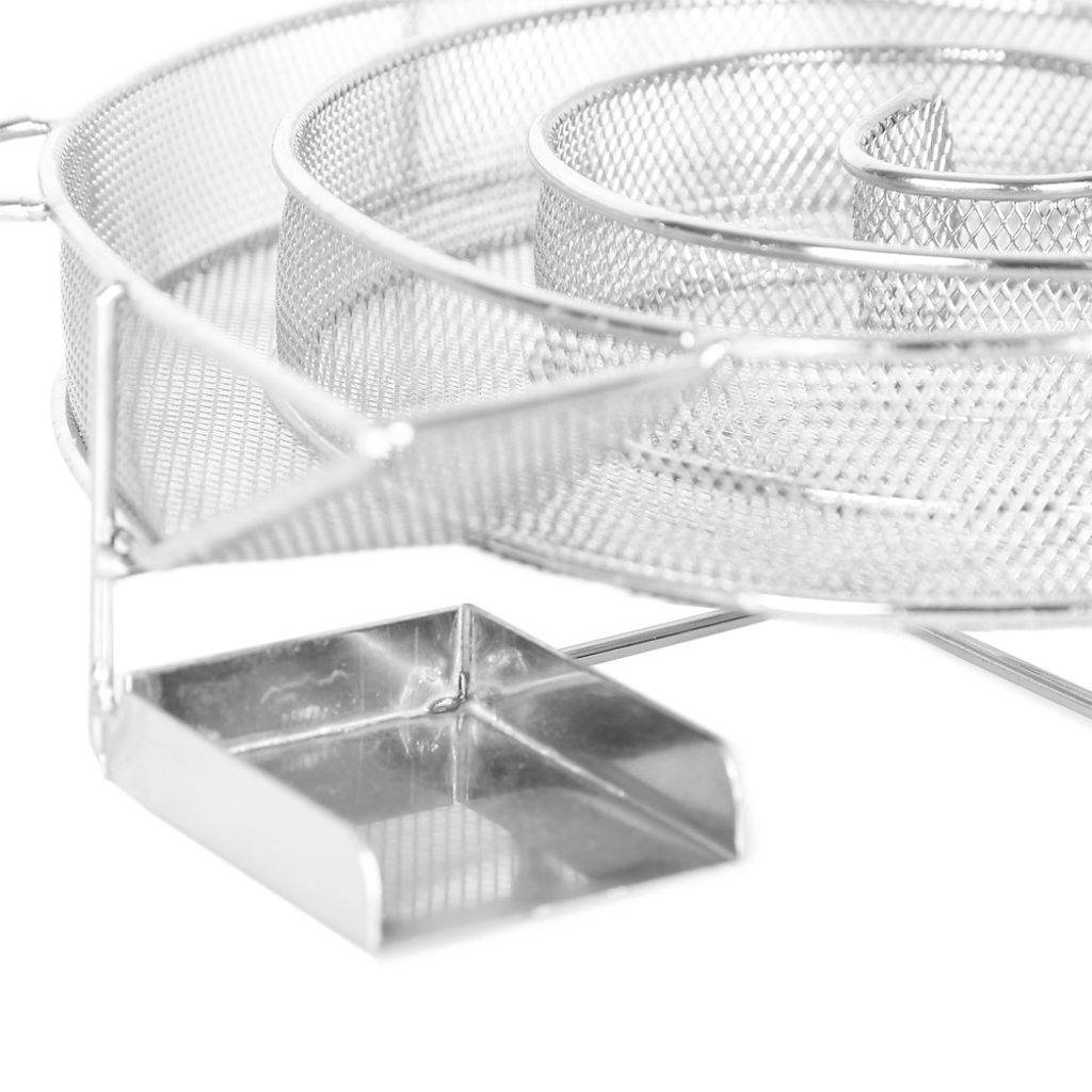 Wiltec BBQ Räucherschnecke aus Edelstahl 16x4,5cm, Produktbild 4