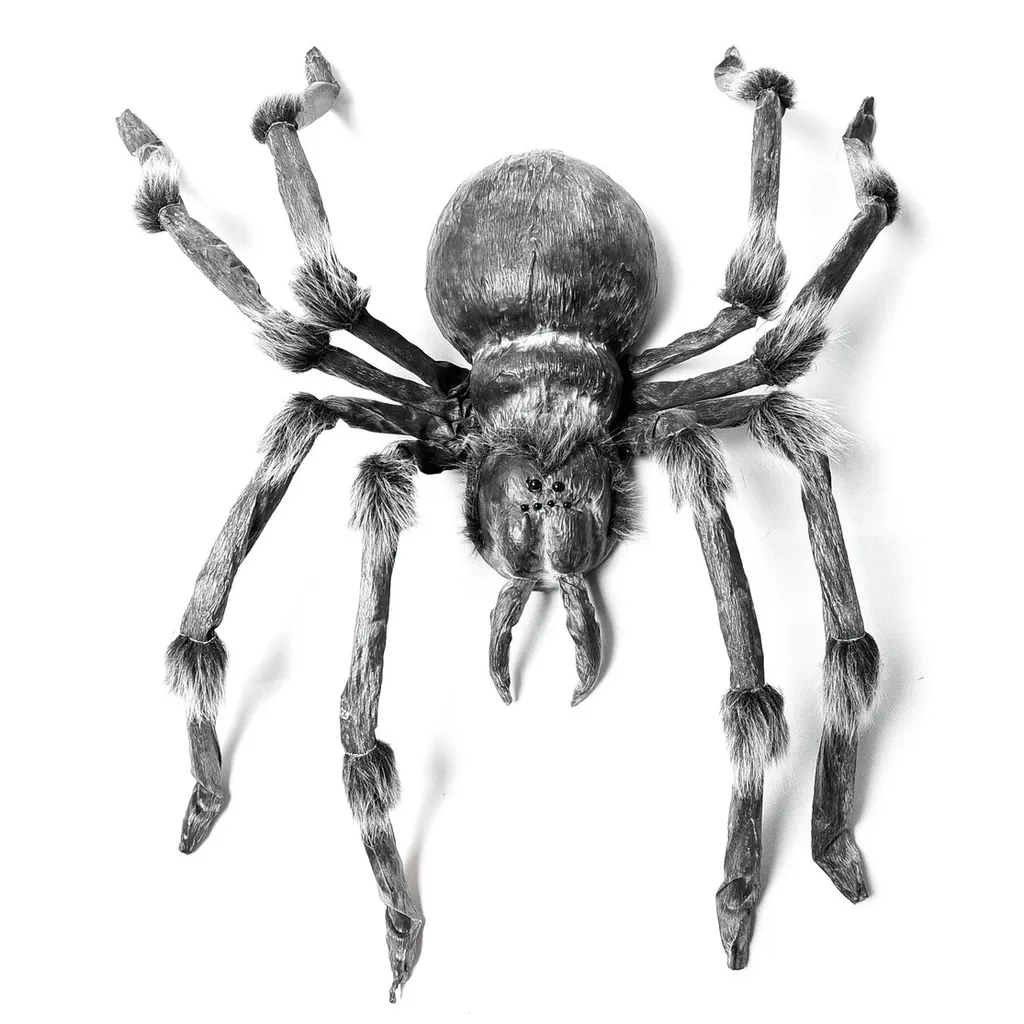 Araignée articulée 130cm Europalms - Déco Halloween ultra réaliste