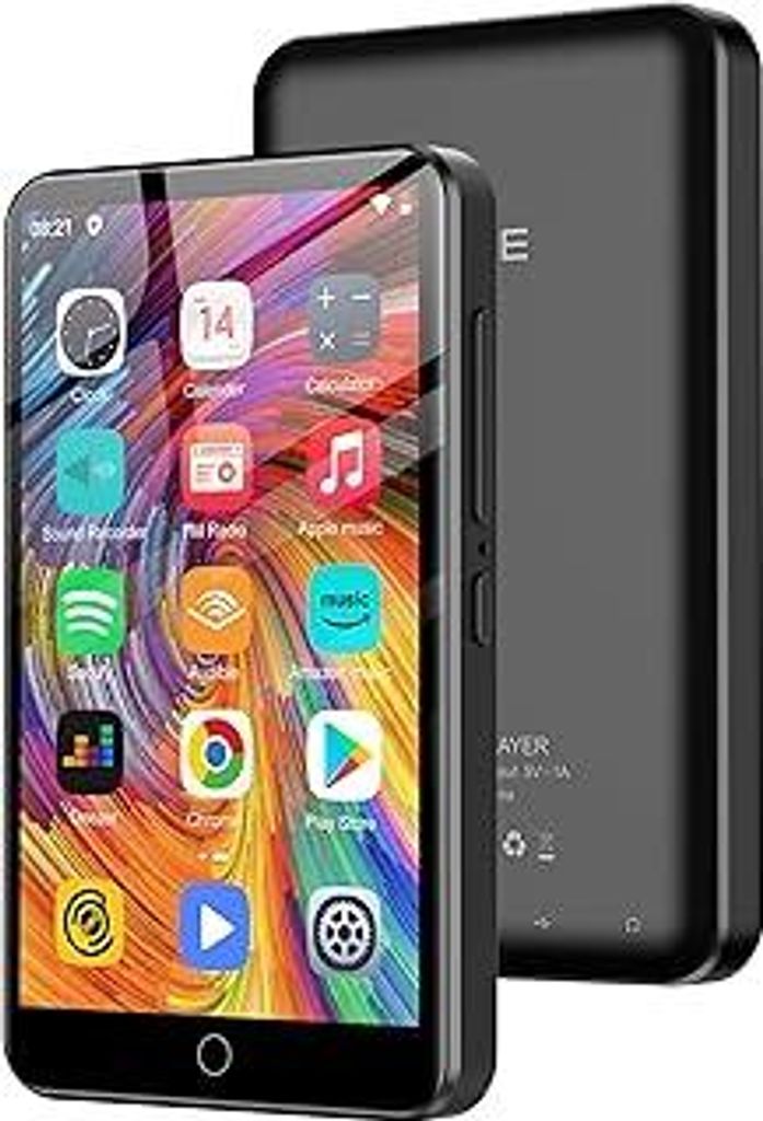 80GB MP3 Player mit Bluetooth und WiFi, 4.0 Touchscreen MP3 Player für Kinder Eingebauter Lautsprecher, MP4 Player mit Spotify, Audible, Amazon Mu...