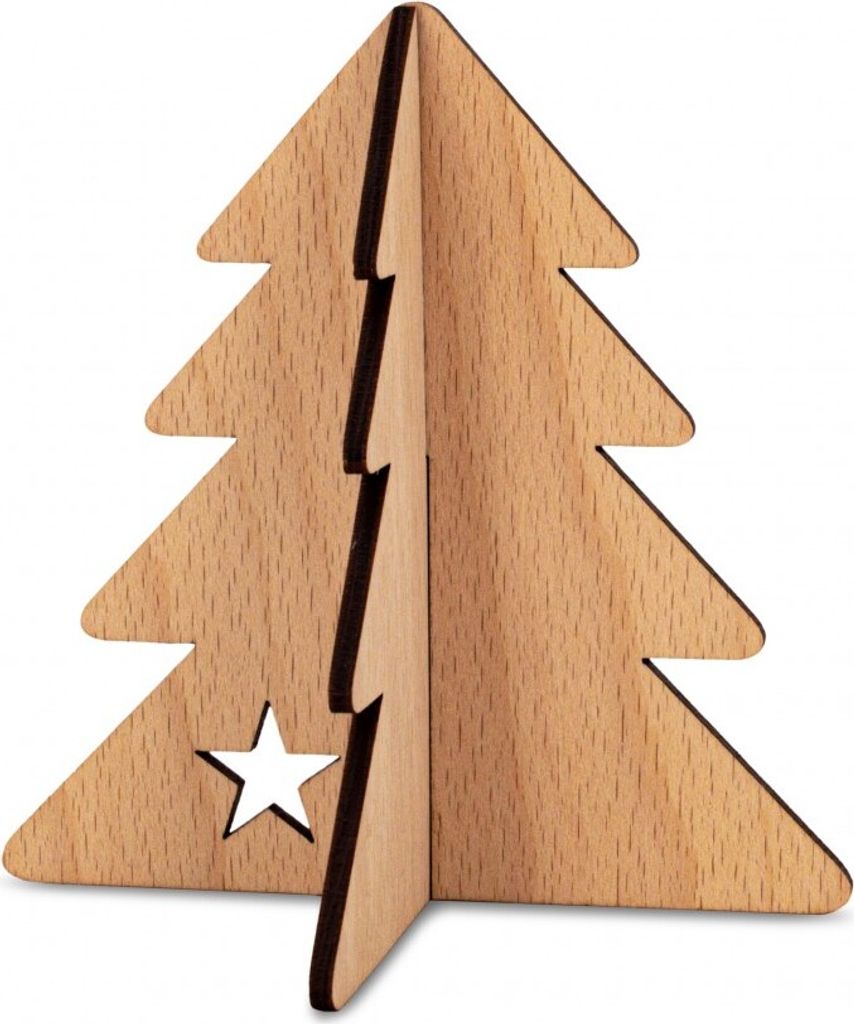 Tannenbaum aus Buchenholz 12cm
