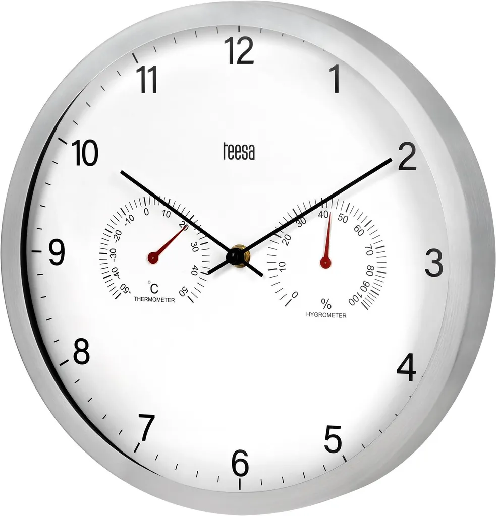 Idea Regalo Utile: Orologio Teesa TSA0049 Argento 30cm con Funzioni