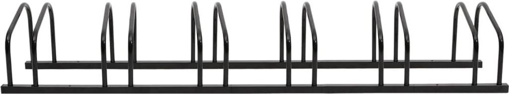 vidaXL Cavalletto per 6 biciclette in acciaio nero Immagine del prodotto 