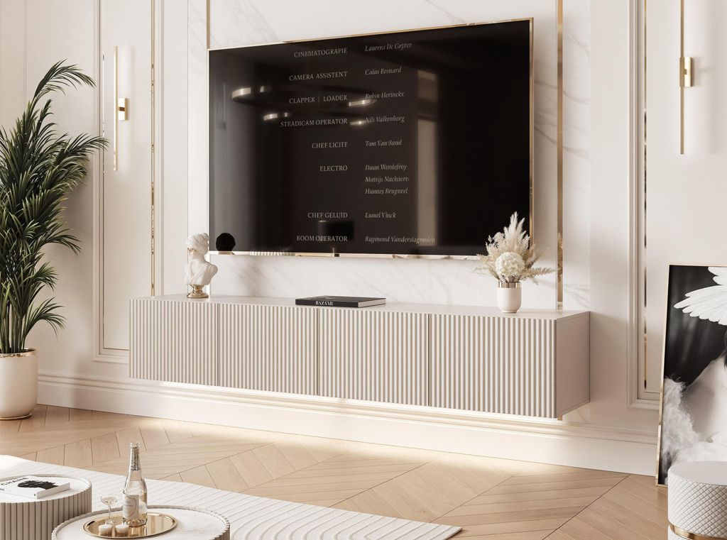 Meuble TV bas Idohome Angel 200 cm cachemire mat - Meuble Image du produit 