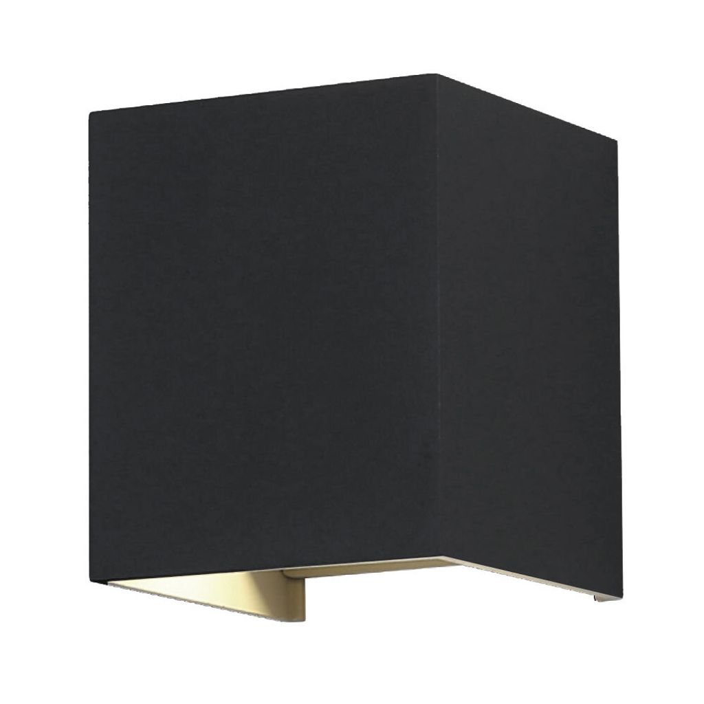 LED Wandleuchte, Up & Down, Lichtkegel einstellbar, L 10 cm